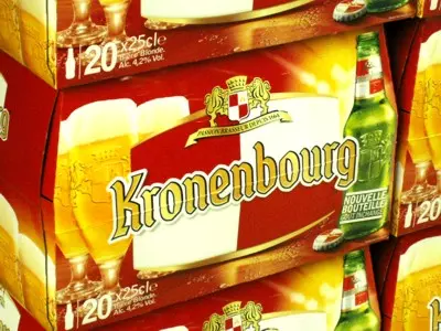 Elsässer Bier Kronenbourg